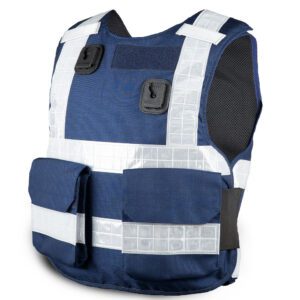 PPSS Stab Resistant Body Armour Stab Vests - Reflective Navy Blue